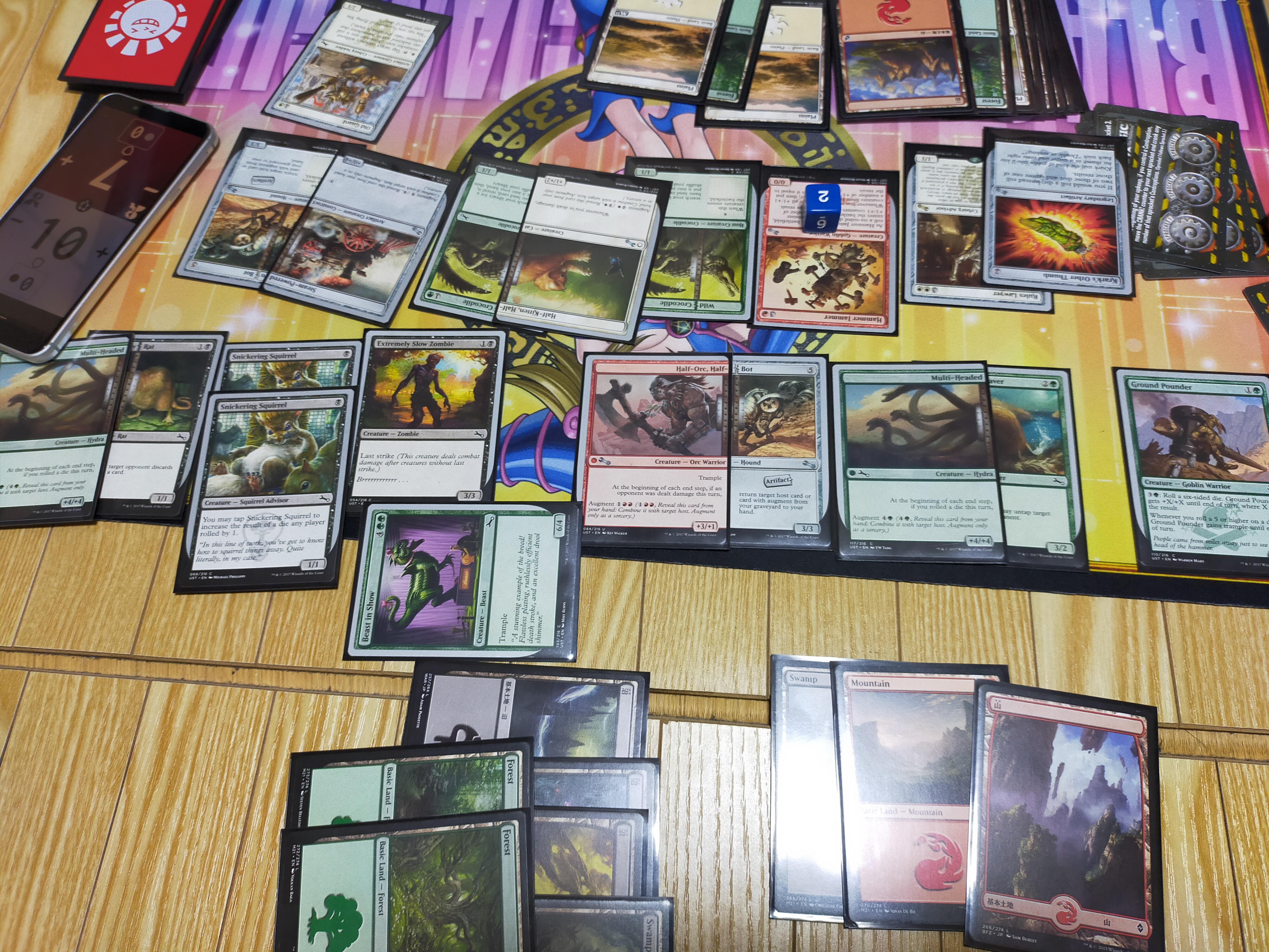 MTG】8人でアンステーブルドラフトを楽しむ（英語は苦手だがなんとか