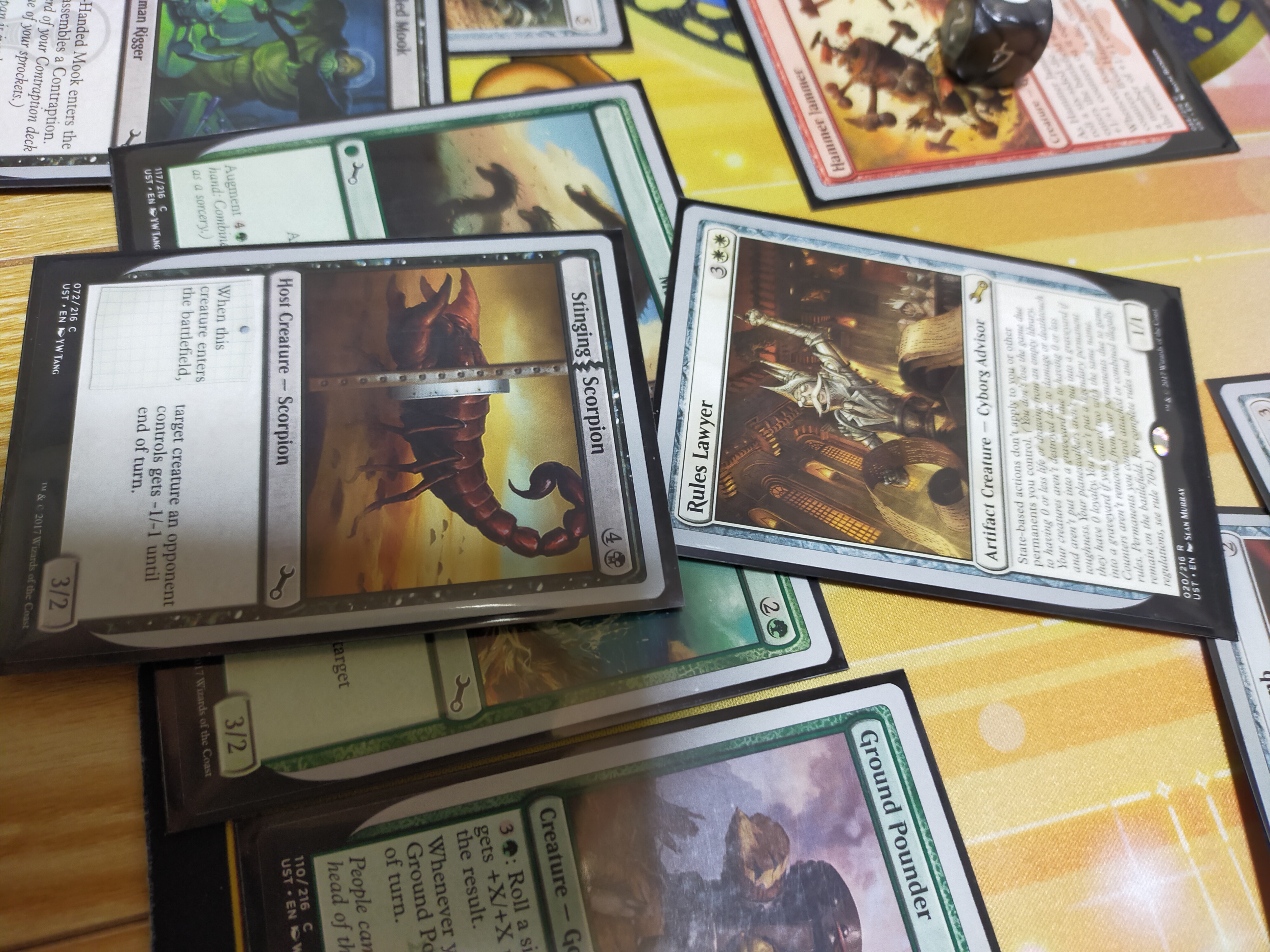 MTG】8人でアンステーブルドラフトを楽しむ（英語は苦手だがなんとか
