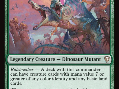 【MTG】固有色無視で7マナ以上の生物と基本土地を入れられる、EDH　Maular,the Next Evolution（次なる進化、モーラー？）はEDH世界アタルカにも入れたい（攻撃時にサイズ2倍）。【Mystery Booster Commander&nbsp;Edition】
